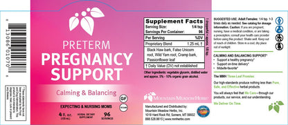 Preterm Pregnancy Support (C&B Formula)