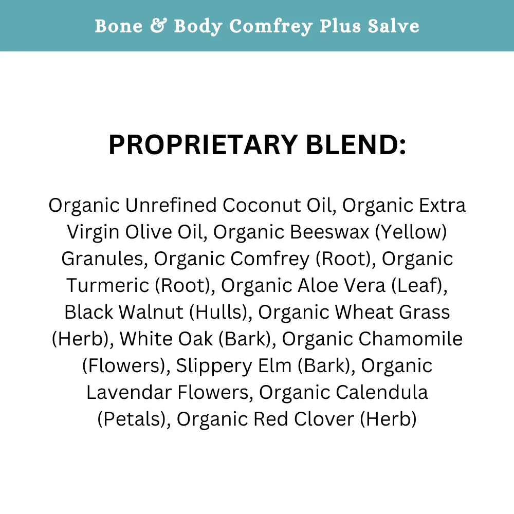 Bone & Body Comfrey+ Salve
