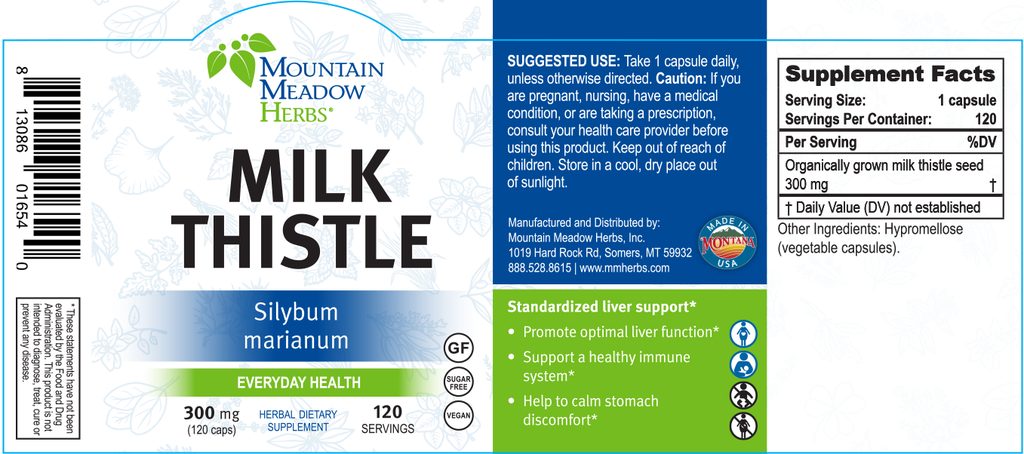 Milk Thistle 300 mg Caps