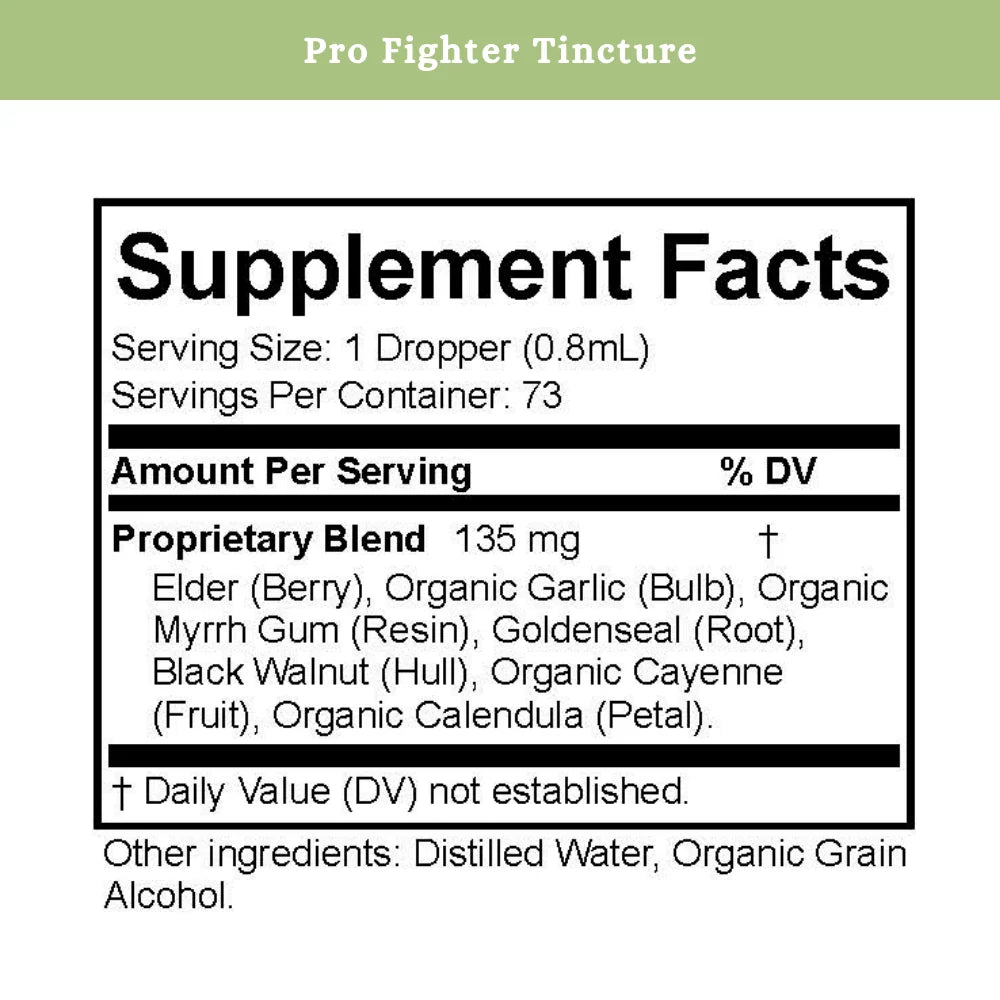 Pro-Fighter - Tincture or Capsules