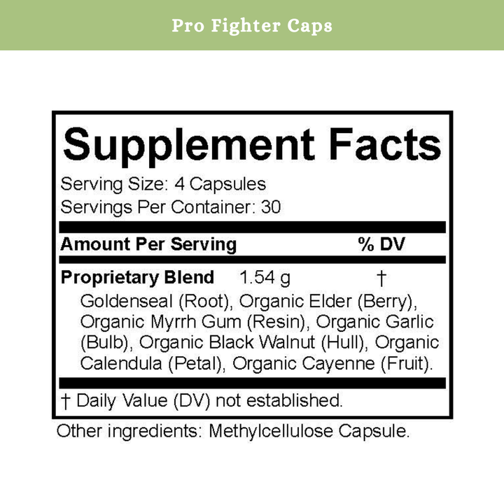 Pro-Fighter - Tincture or Capsules