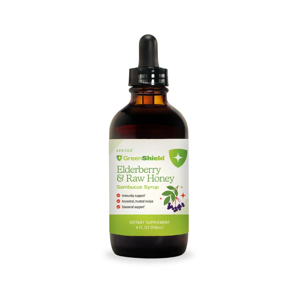 Raw Honey & Elderberry Syrup