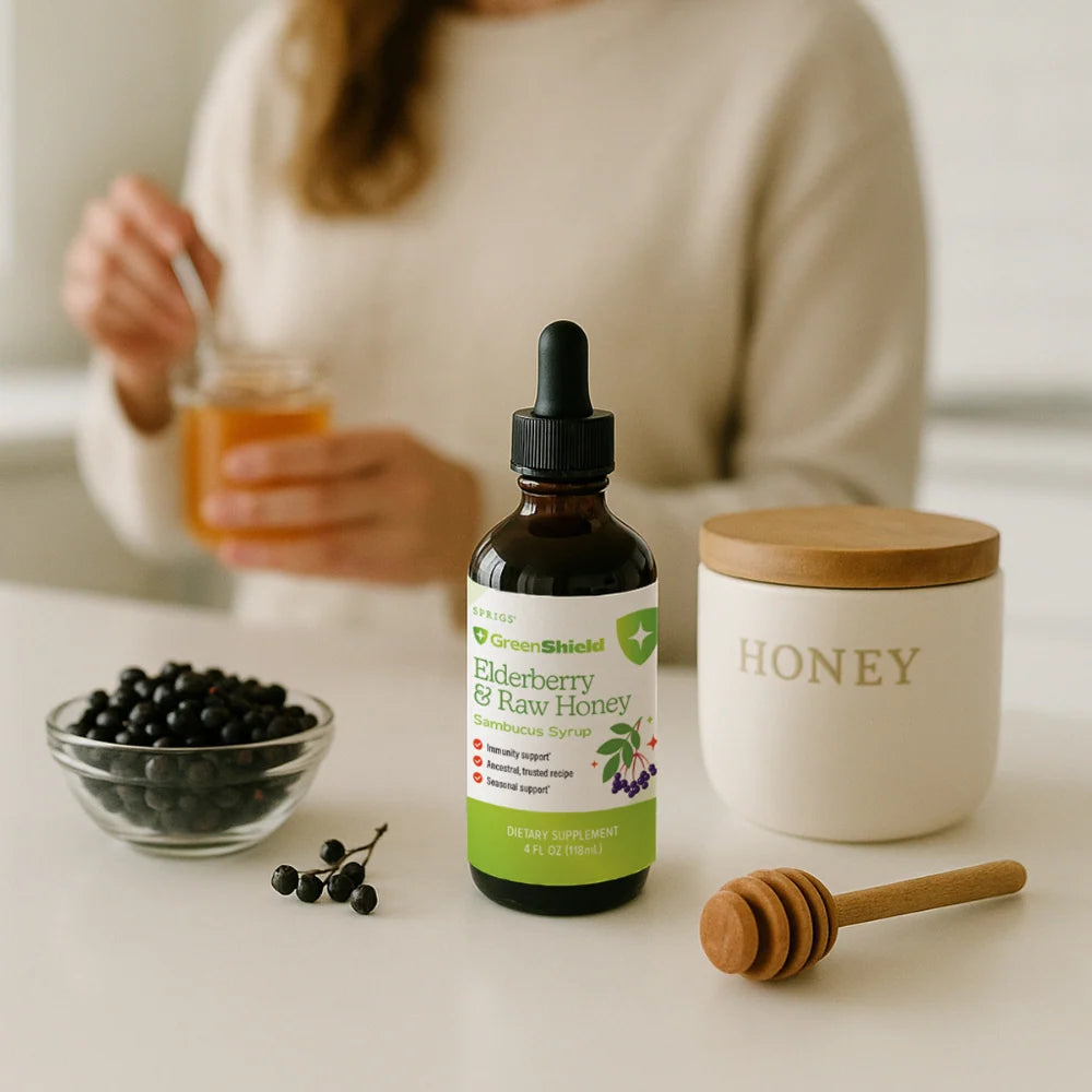 Raw Honey & Elderberry Syrup